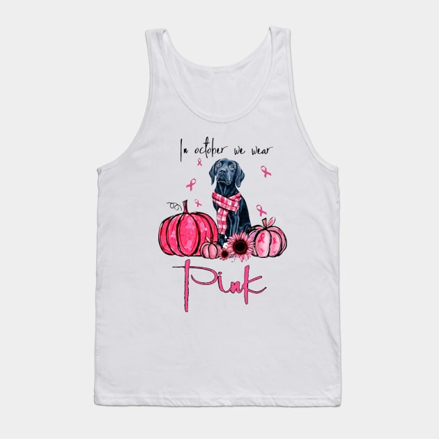 In October We Wear Pink - Breast cancer awareness month Tank Top by Anonic